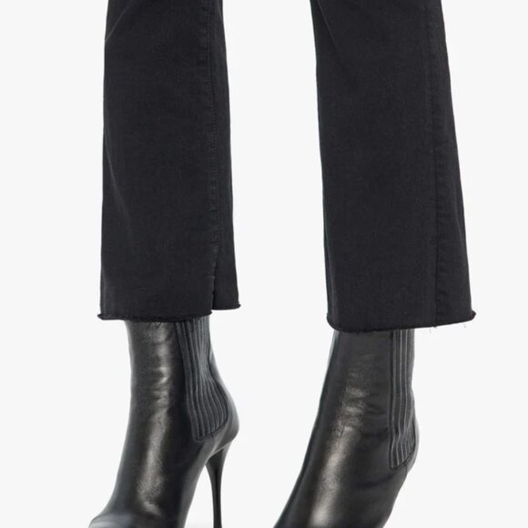 The Hustler Ankle Fray Black Jeans -- MOTHER JEANS - Picture 3 of 3